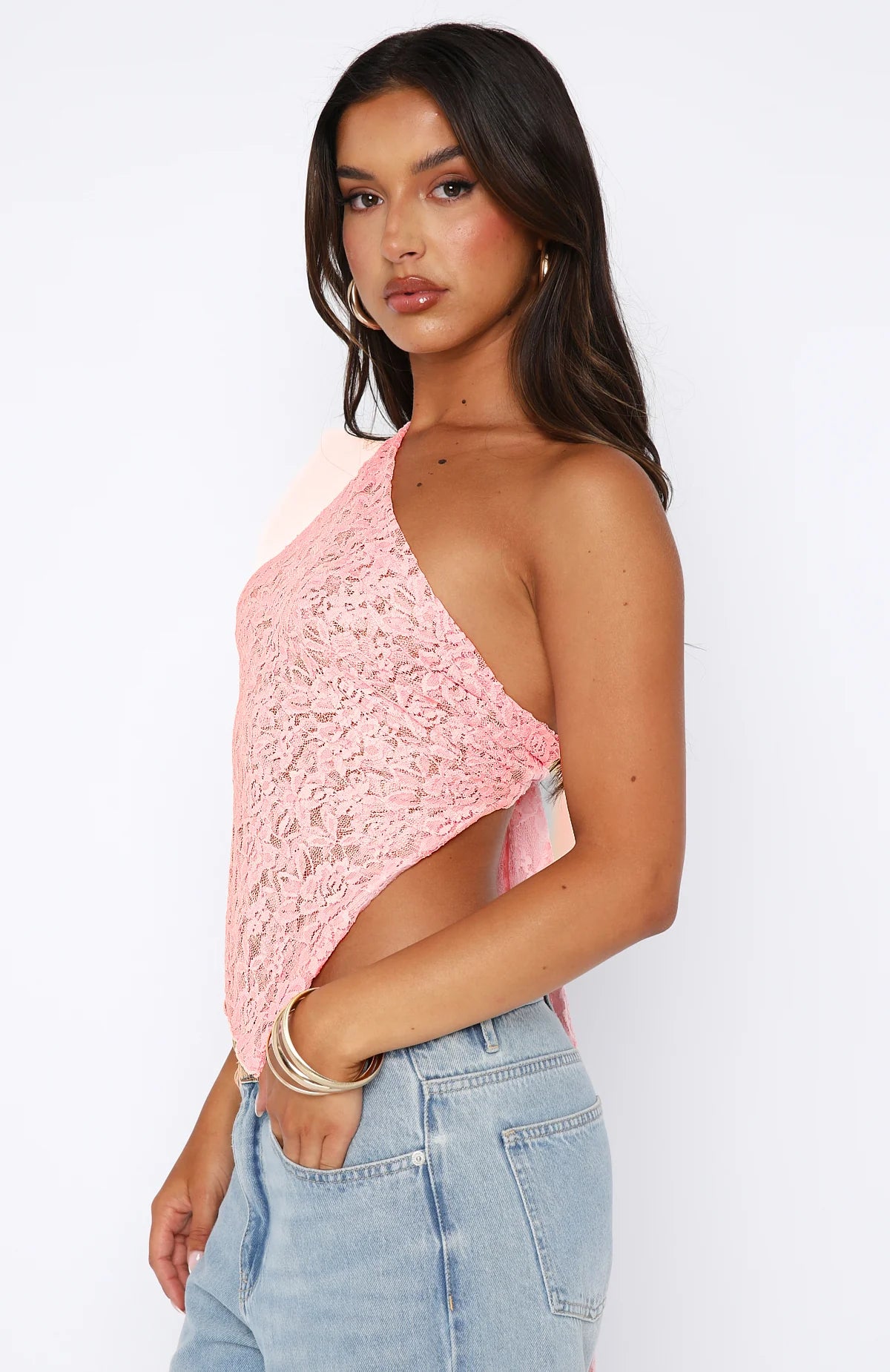 Backless Love Lace Top